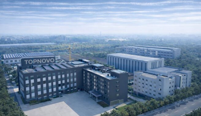 Aerial view of Mainlan factory